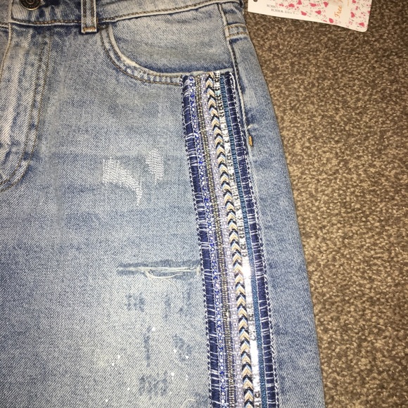 Free People denim skirt - Picture 4 of 7